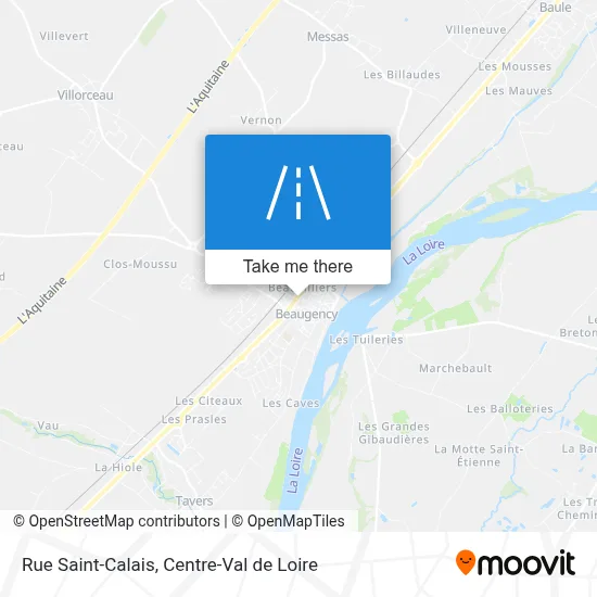 Rue Saint-Calais map