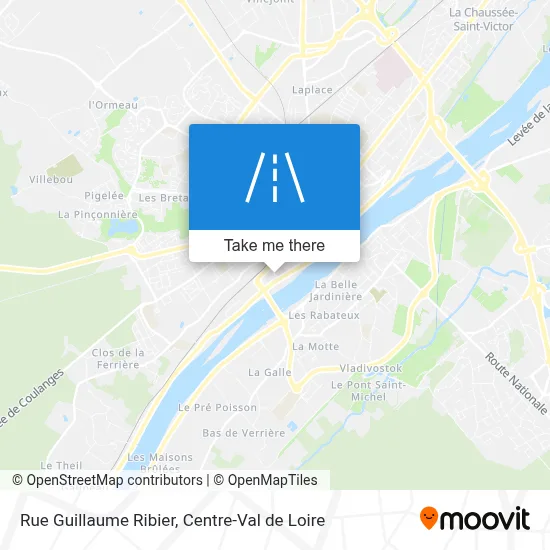 Rue Guillaume Ribier map