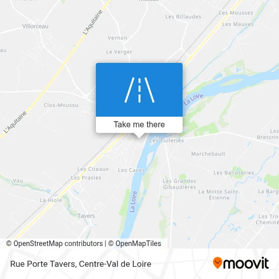 Rue Porte Tavers map
