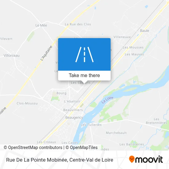 Rue De La Pointe Mobinée map