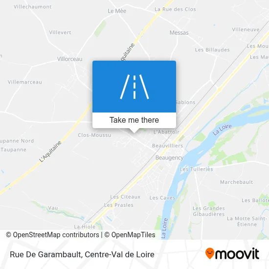 Rue De Garambault map