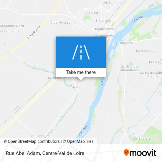 Rue Abel Adam map