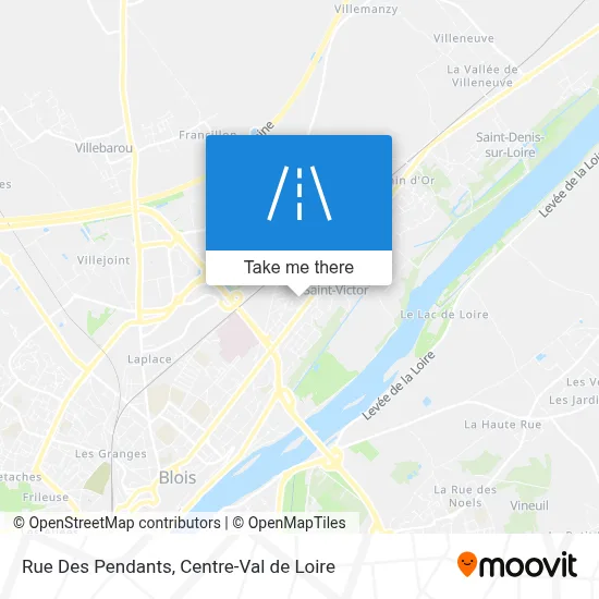 Rue Des Pendants map