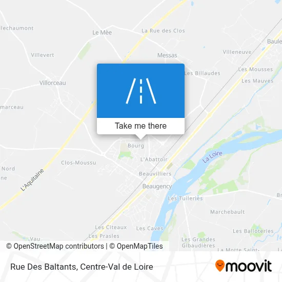 Rue Des Baltants map