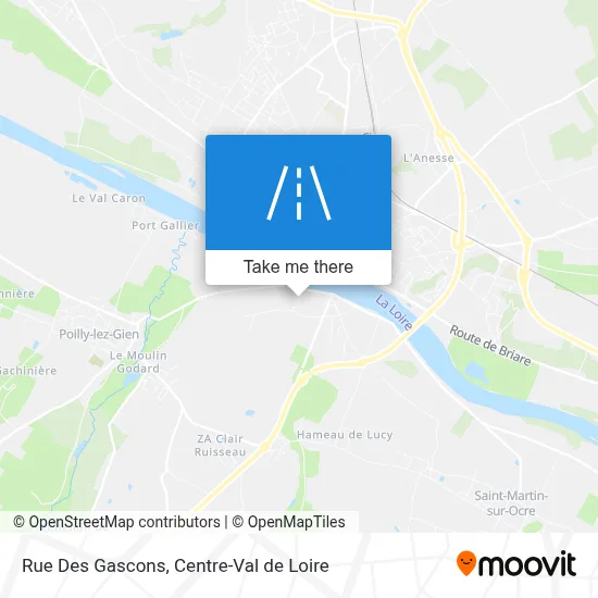 Rue Des Gascons map