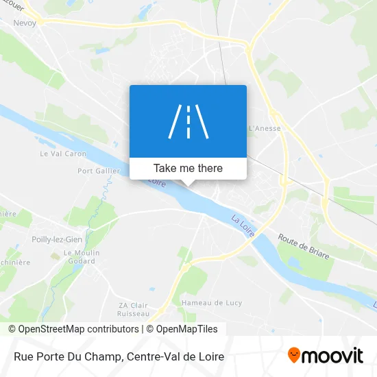 Rue Porte Du Champ map