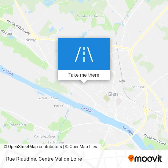 Rue Riaudine map