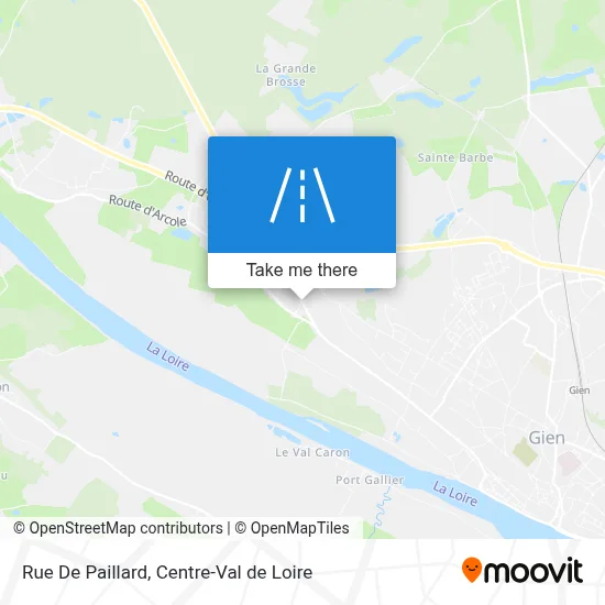 Rue De Paillard map