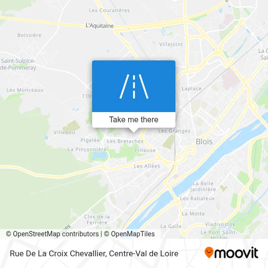 Rue De La Croix Chevallier map