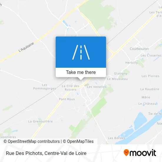 Rue Des Pichots map