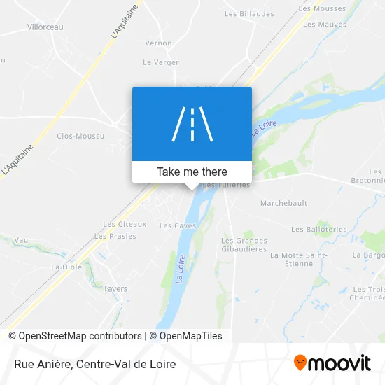 Rue Anière map