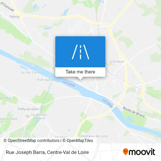 Rue Joseph Barra map