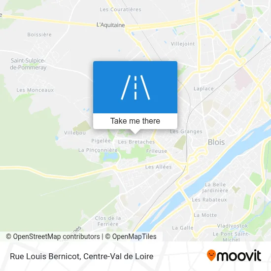 Rue Louis Bernicot map