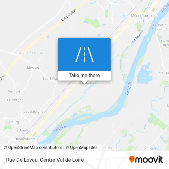 Rue De Lavau map