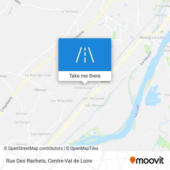 Rue Des Rachets map