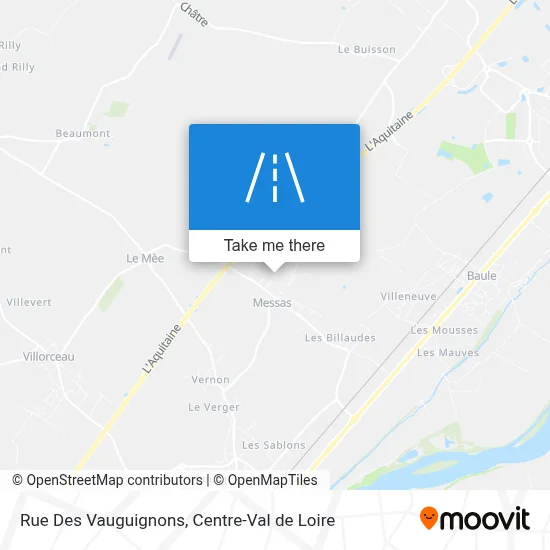 Rue Des Vauguignons map