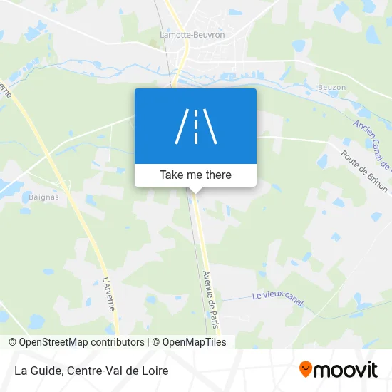 La Guide map