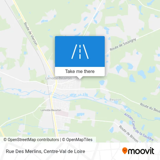 Rue Des Merlins map