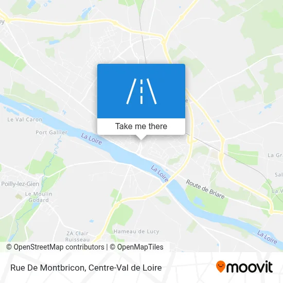 Rue De Montbricon map