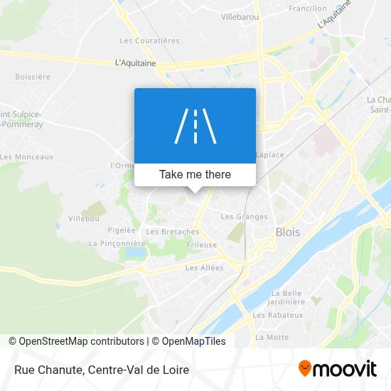 Rue Chanute map