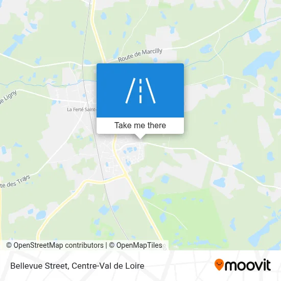 Rue De Bellevue map