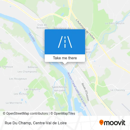 Rue Du Champ map
