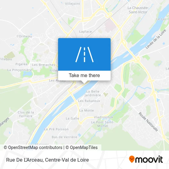 Rue De L'Arceau map