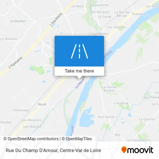 Rue Du Champ D'Amour map