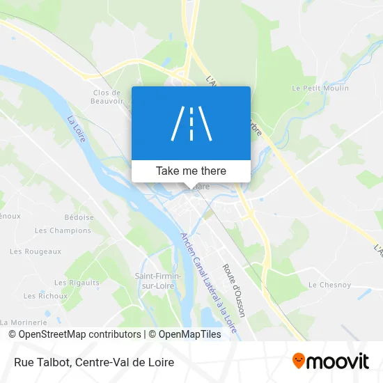 Rue Talbot map