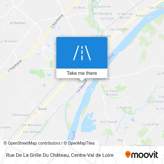 Rue De La Grille Du Château map