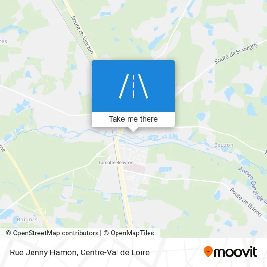 Rue Jenny Hamon map