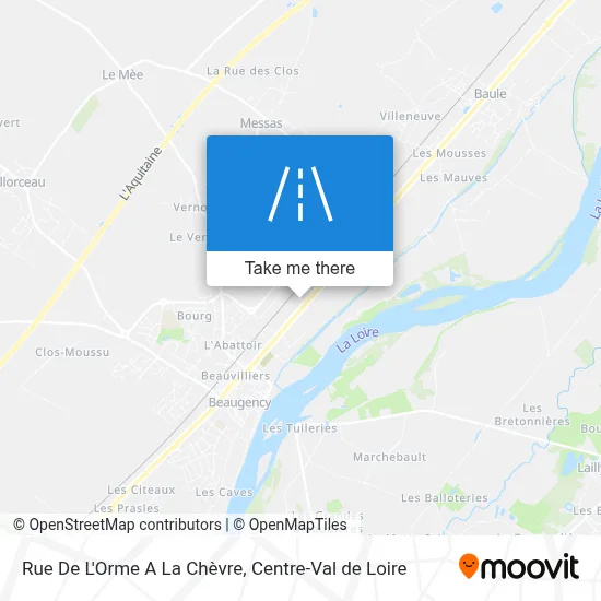 Rue De L'Orme A La Chèvre map