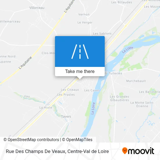 Rue Des Champs De Veaux map