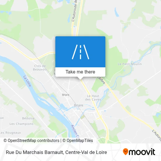 Rue Du Marchais Barnault map