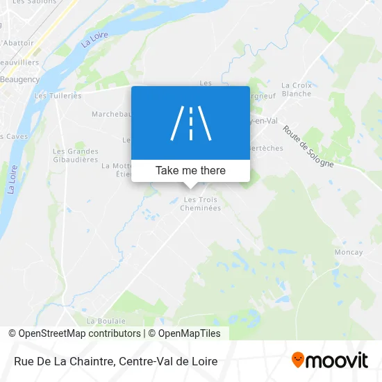 Rue De La Chaintre map