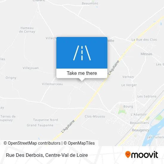 Rue Des Derbois map
