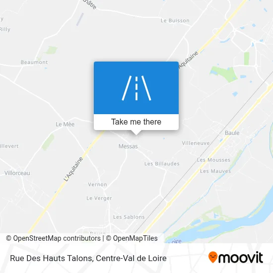 Rue Des Hauts Talons map