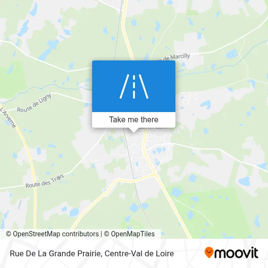 Rue De La Grande Prairie map