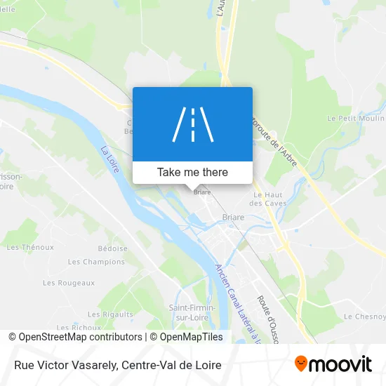 Rue Victor Vasarely map