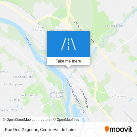 Rue Des Gageons map