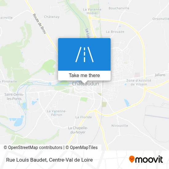 Rue Louis Baudet map