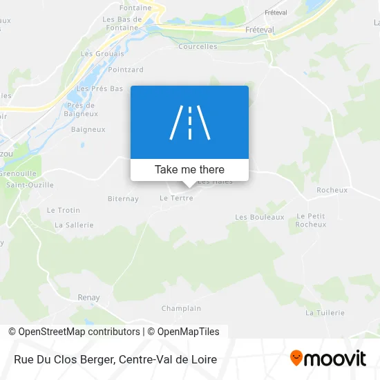 Rue Du Clos Berger map