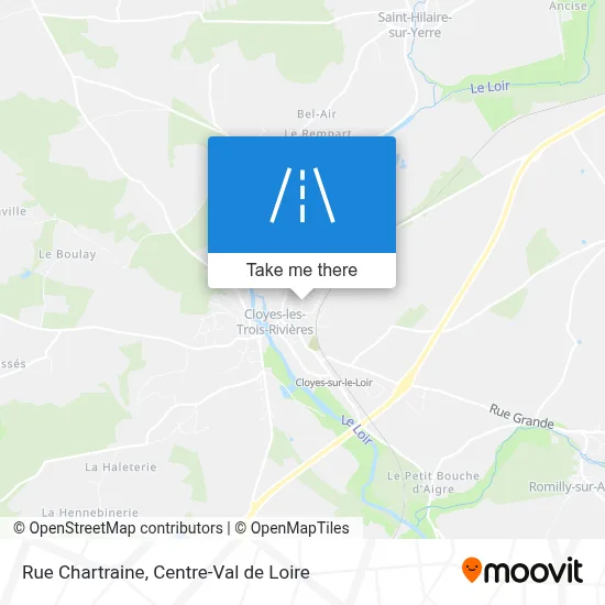 Rue Chartraine map