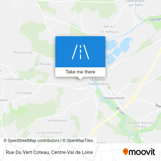 Rue Du Vert Coteau map