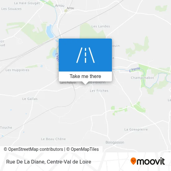 Rue De La Diane map