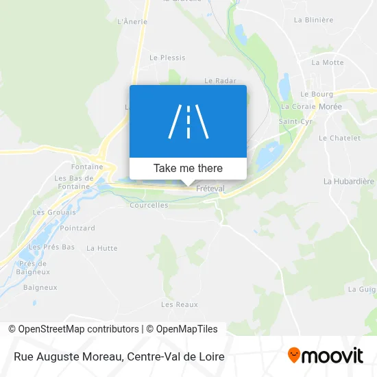 Rue Auguste Moreau map