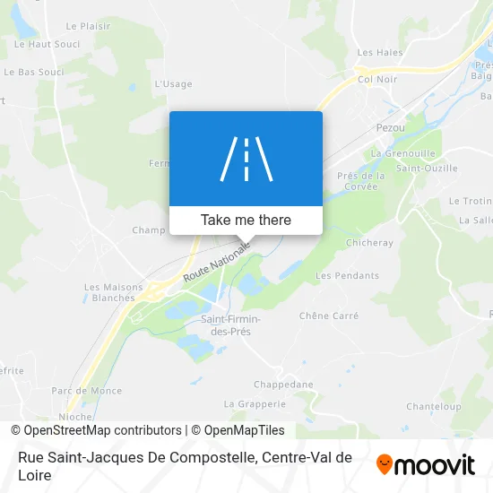 Rue Saint-Jacques De Compostelle map