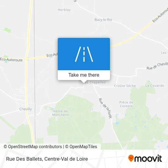 Rue Des Ballets map