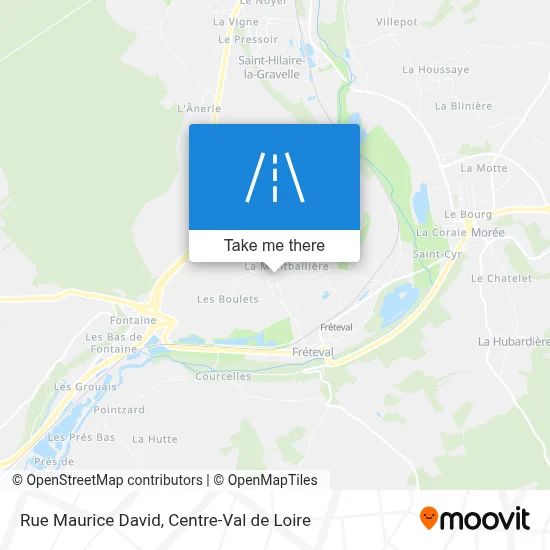 Rue Maurice David map