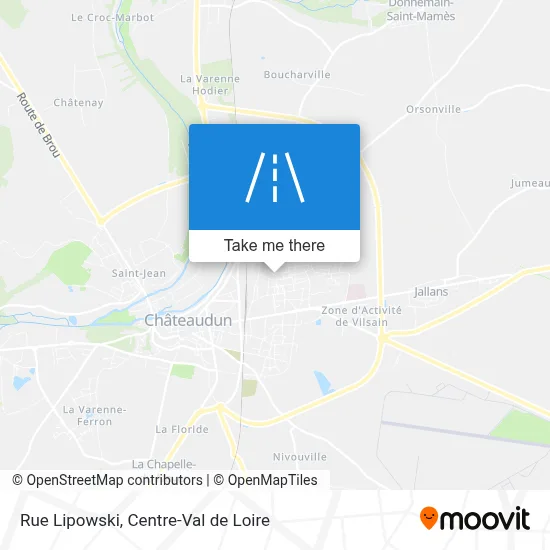Rue Lipowski map